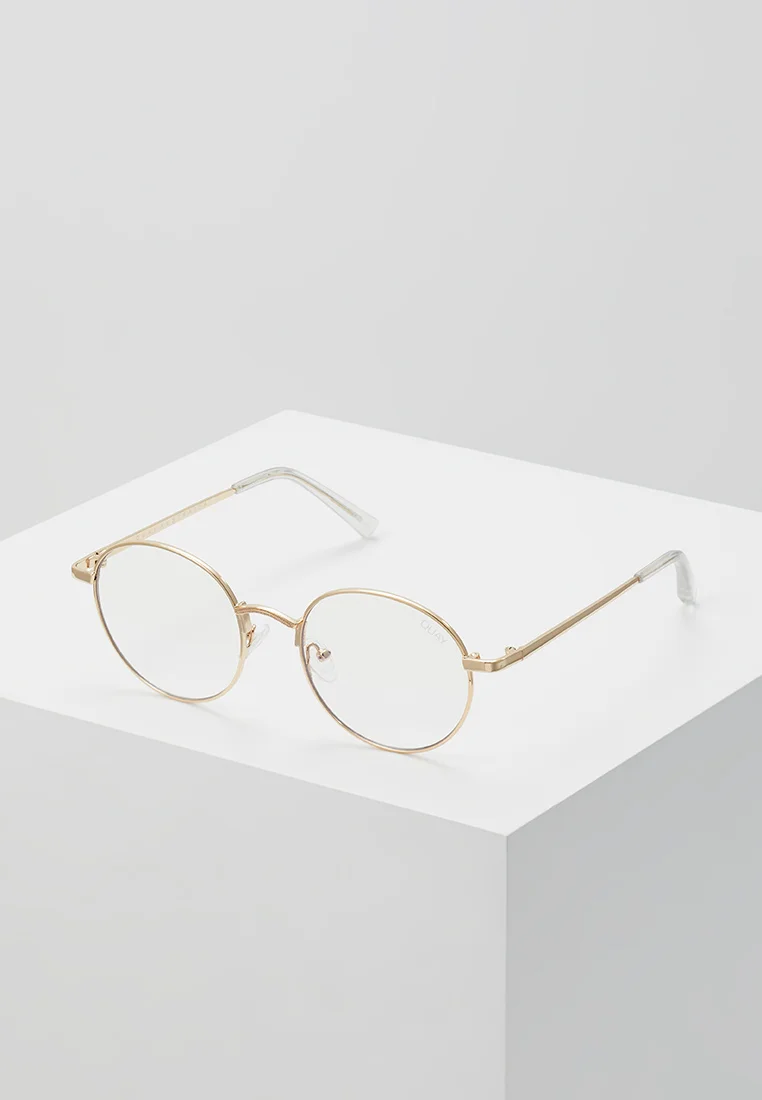 UK store QUAY AUSTRALIA I SEE YOU BLUE LIGHT - Blue light glasses gold-coloured/clear Accessories Blue-light glasses