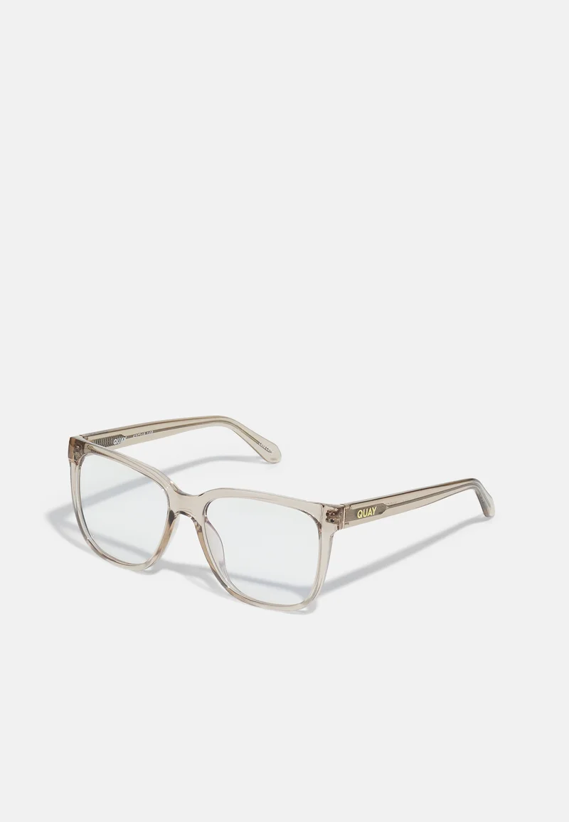 unique QUAY AUSTRALIA WIRED OVERSIZED - Blue light glasses oatmeal Accessories Sale Blue-light glasses