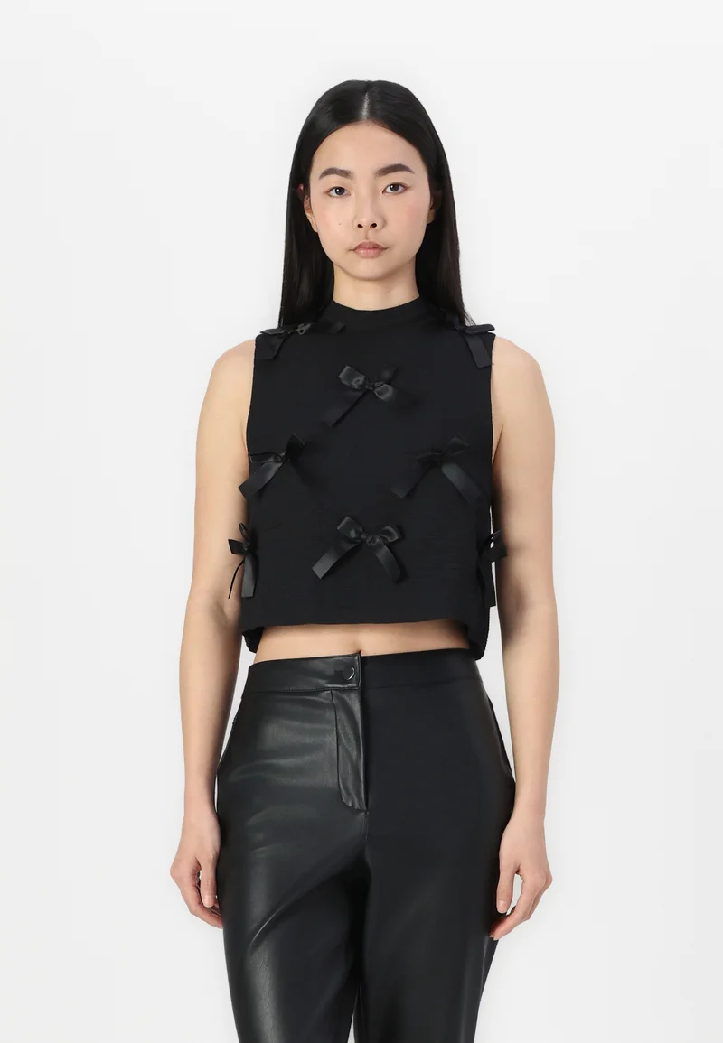 complete in specifications Sister Jane BIRDIE BOW - Blouse black Clothing Shirts & Blouses Blouses