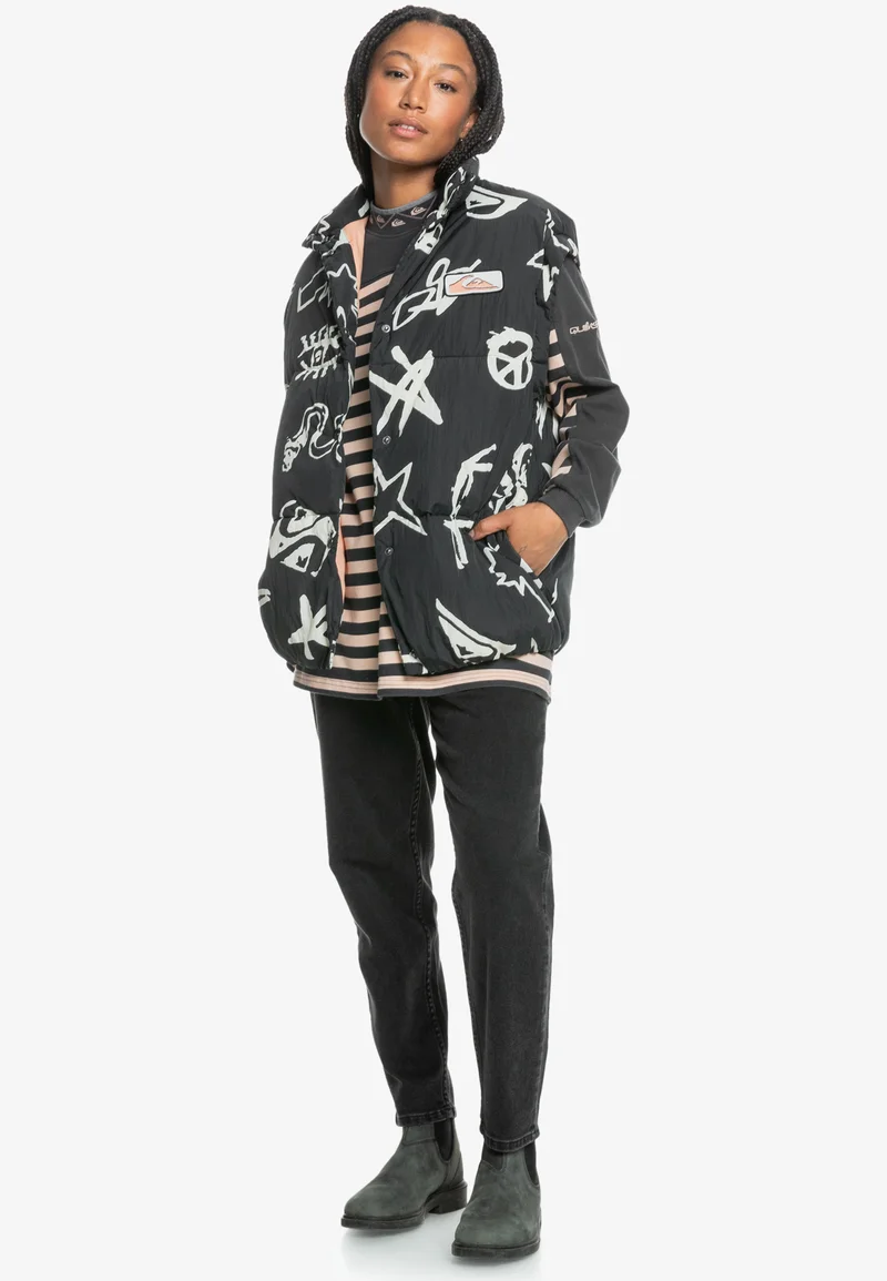 Top Brand Wholesale Online Quiksilver UNI SL PUFF JACKET - Waistcoat tarmac fun zone Clothing Jackets & Blazers Bomber Jackets