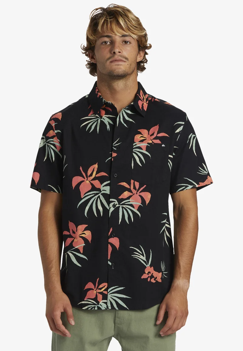 Online Retailer Quiksilver APERO CLASSIC SS - Shirt black Clothing Shirts Casual Shirts
