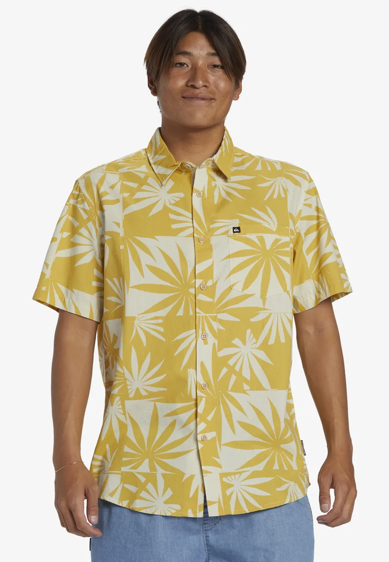 Cheap Sale Quiksilver APERO CLASSIC - SHORT SLEEVE POCKET Shirt yellow Clothing Sale Shirts Business Shirts