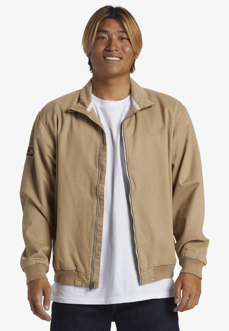wholesale price Quiksilver TALDORA - Bomber Jacket beige Streetwear Sale Streetwear Clothing Swimwear Bomber Jackets