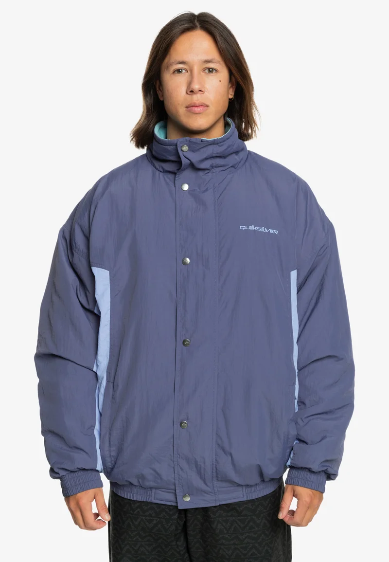 designer fashion Quiksilver Bomber Jacket - blue Streetwear Sale Streetwear Clothing Swimwear Bomber Jackets