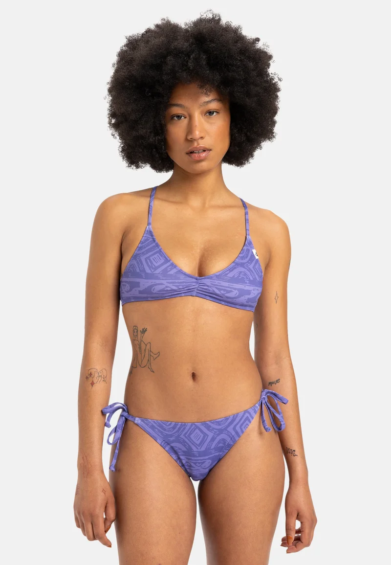 lowest price Quiksilver Bikini top - purple Streetwear Clothing Swimwear Beach accessories Bikini tops