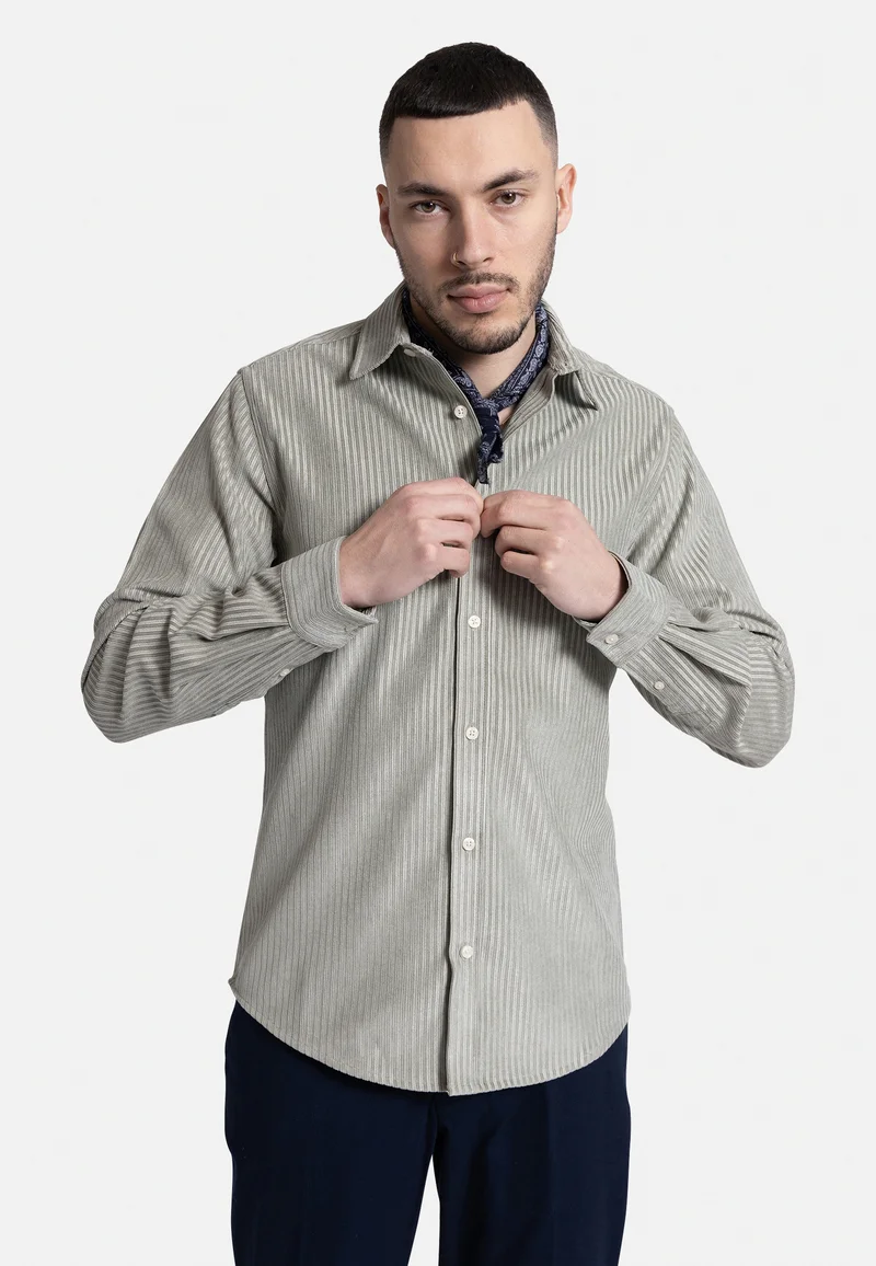 popular Redefined Rebel SANTOS - Shirt hedge green Clothing Sale Shirts Business Shirts