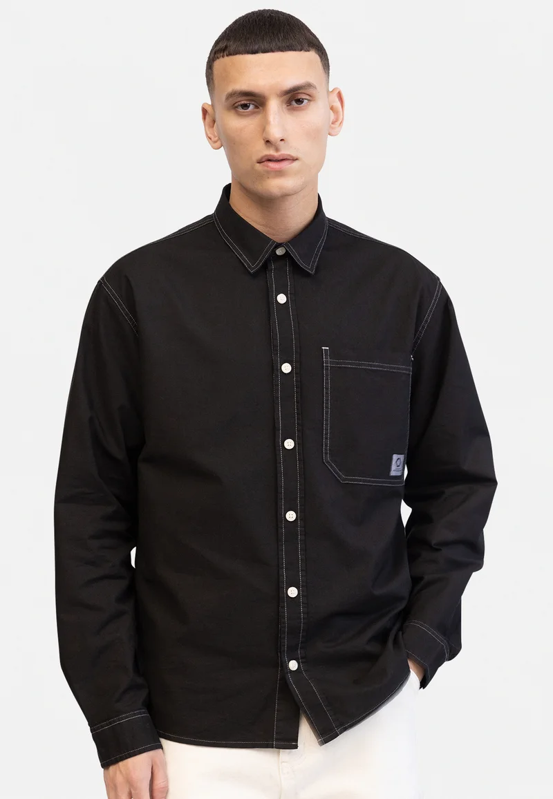 reliable supplier Redefined Rebel LIAM SHIRT REGULAR FIT - Shirt black Clothing Shirts Casual Shirts