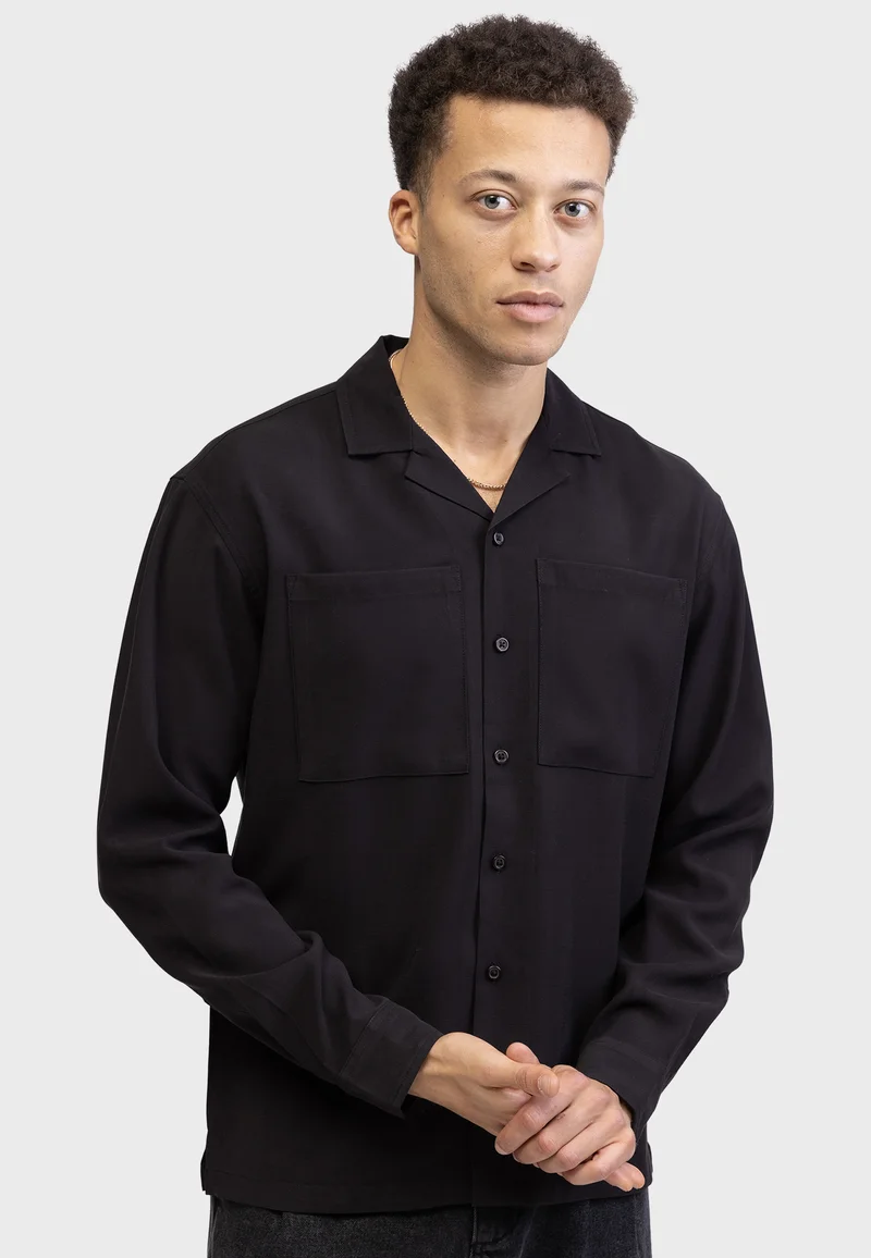 Save up to 80% Redefined Rebel SHIRT BOXY FIT - Shirt black Clothing Sale Shirts Business Shirts