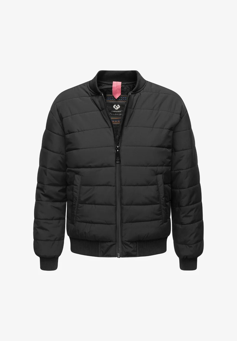 timeless Ragwear BOLERO BOMBINA - Winter jacket black Clothing Jackets & Blazers Bomber Jackets