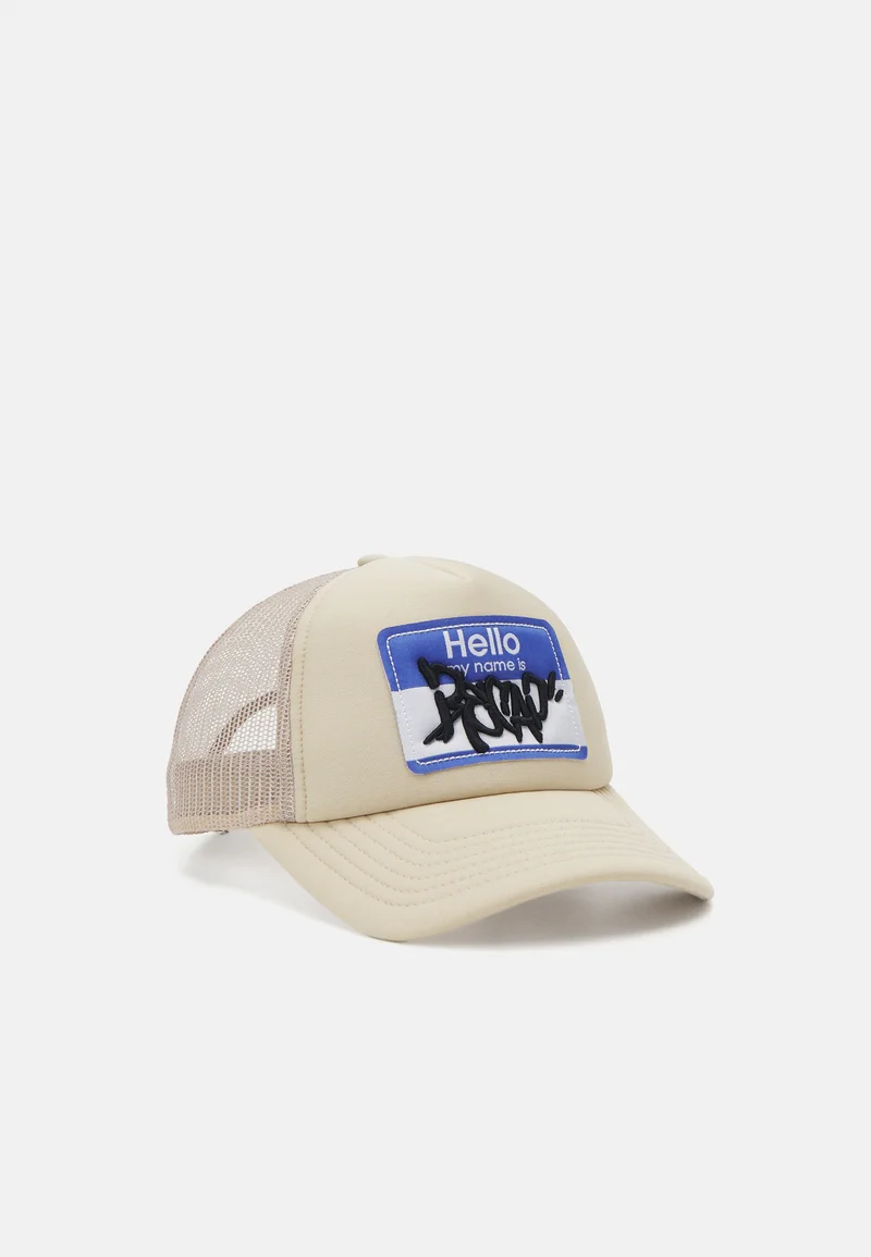 fantastic ReCap MY NAME IS TRUCKER UNISEX - Cap beige Streetwear Sale Accessories Gadgets & miscellaneous Caps
