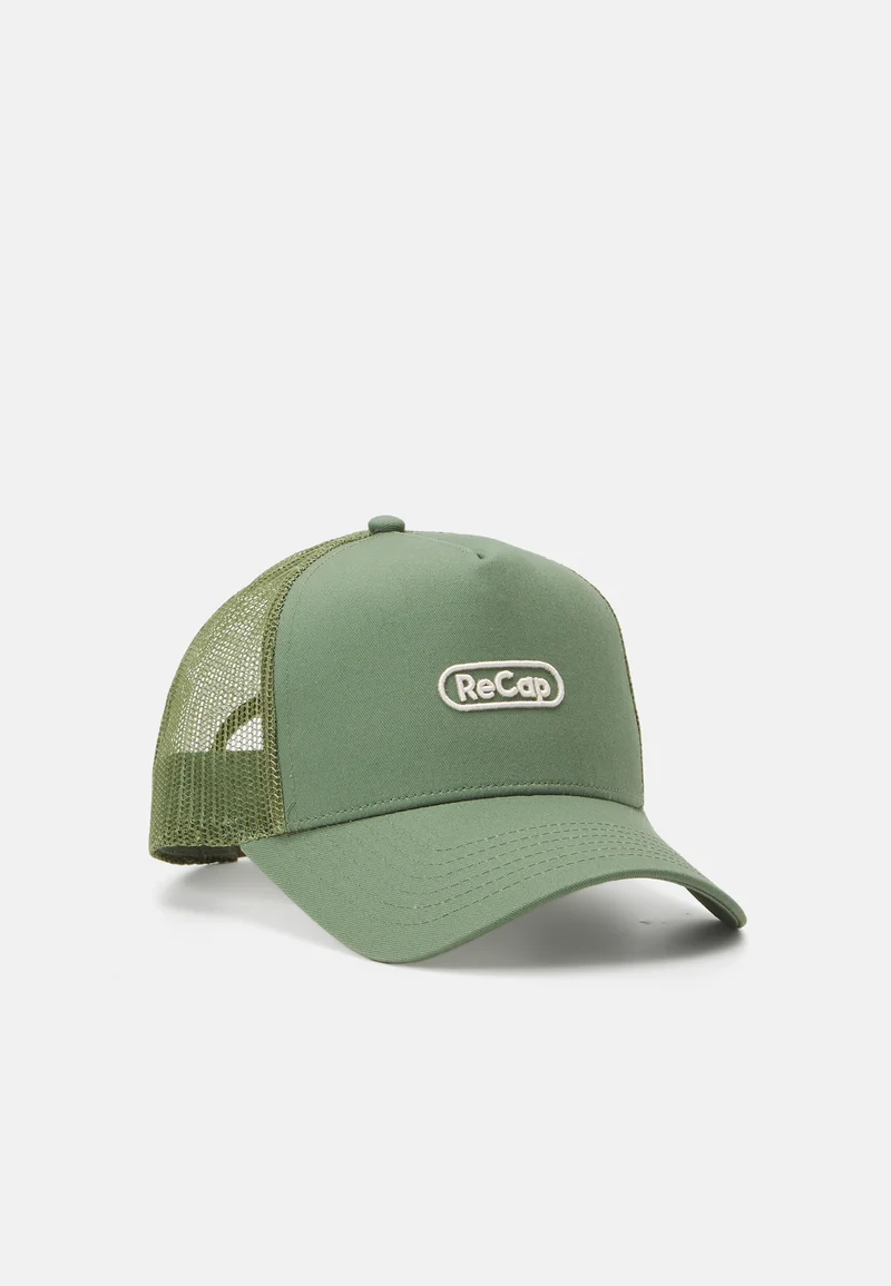 Outlet on Sale ReCap LOGO TRUCKER UNISEX - Cap green Accessories Beanies, hats & caps Caps