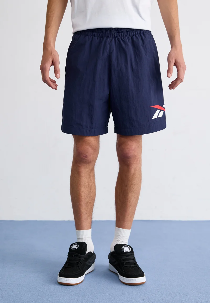 USA official online shop Reebok Classic VECTOR - Shorts navy Streetwear Sale Streetwear Clothing Swimwear Casual Shorts