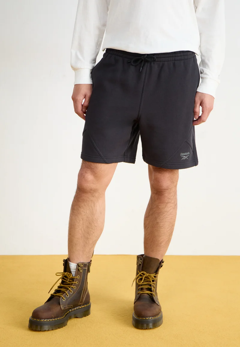 popular Reebok Classic ICON SHORT - Tracksuit bottoms black Clothing Shorts Casual Shorts