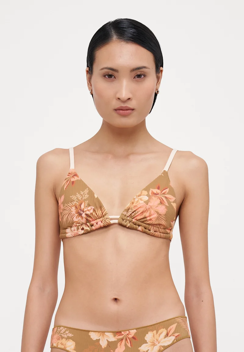 Huge Discount Rip Curl DESERT DREAMS SLIDING TRI - Bikini top bronze Clothing Swimwear Bikinis Bikini sets