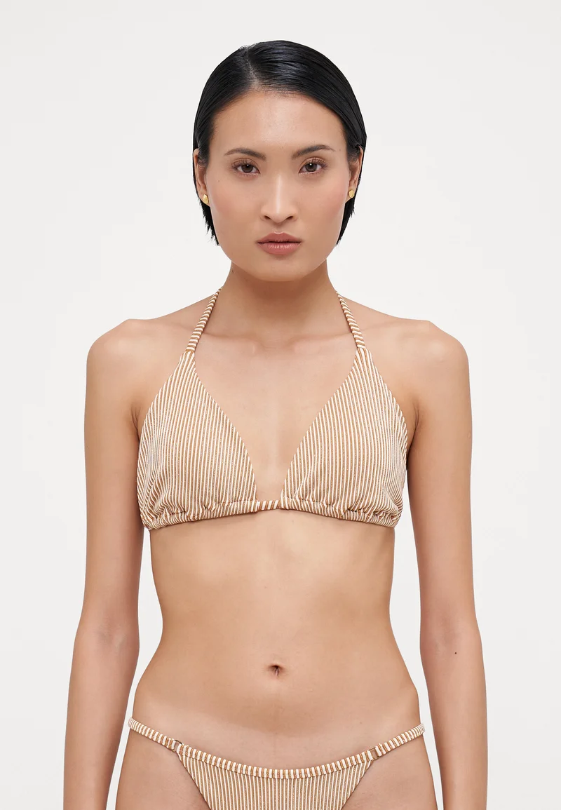 quality and quantity assured Rip Curl OCOTILLO SLIDING TRI - Bikini top bronze Streetwear Clothing Swimwear Beach accessories Bikini tops