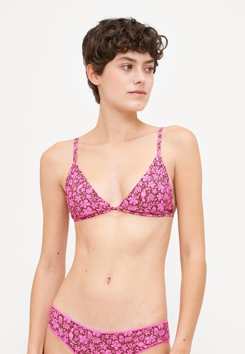 Best Selling Clearance Rip Curl SUNRISE BEACH TRI - Bikini top hot pink Streetwear Clothing Swimwear Beach accessories Bikini tops