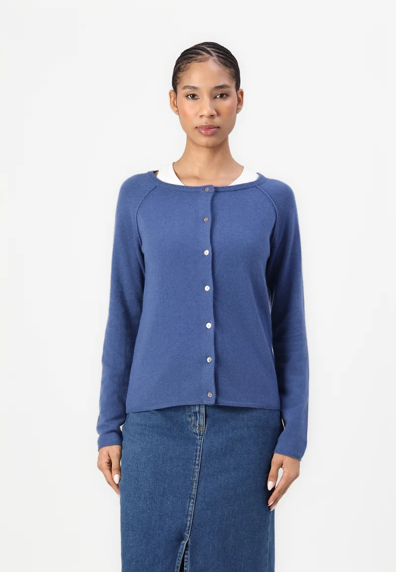 best-loved Rosemunde LAICA O NECK CARDIGAN - Cardigan true navy Clothing Knitwear & Cardigans Cardigans
