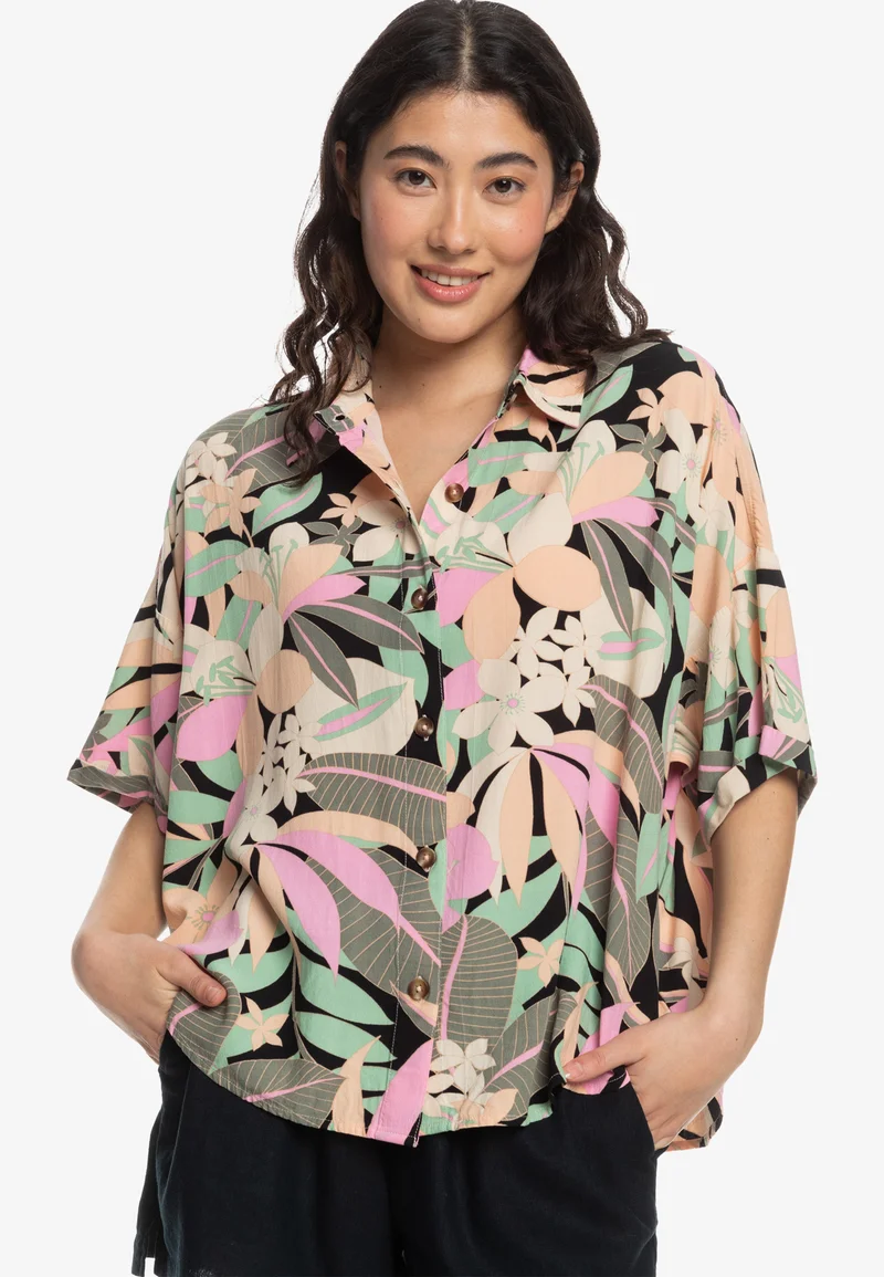 reasonable sale price Roxy SHORT SLEEVE - Button-down blouse kvj Streetwear Sale Streetwear Clothing Socks Blouses