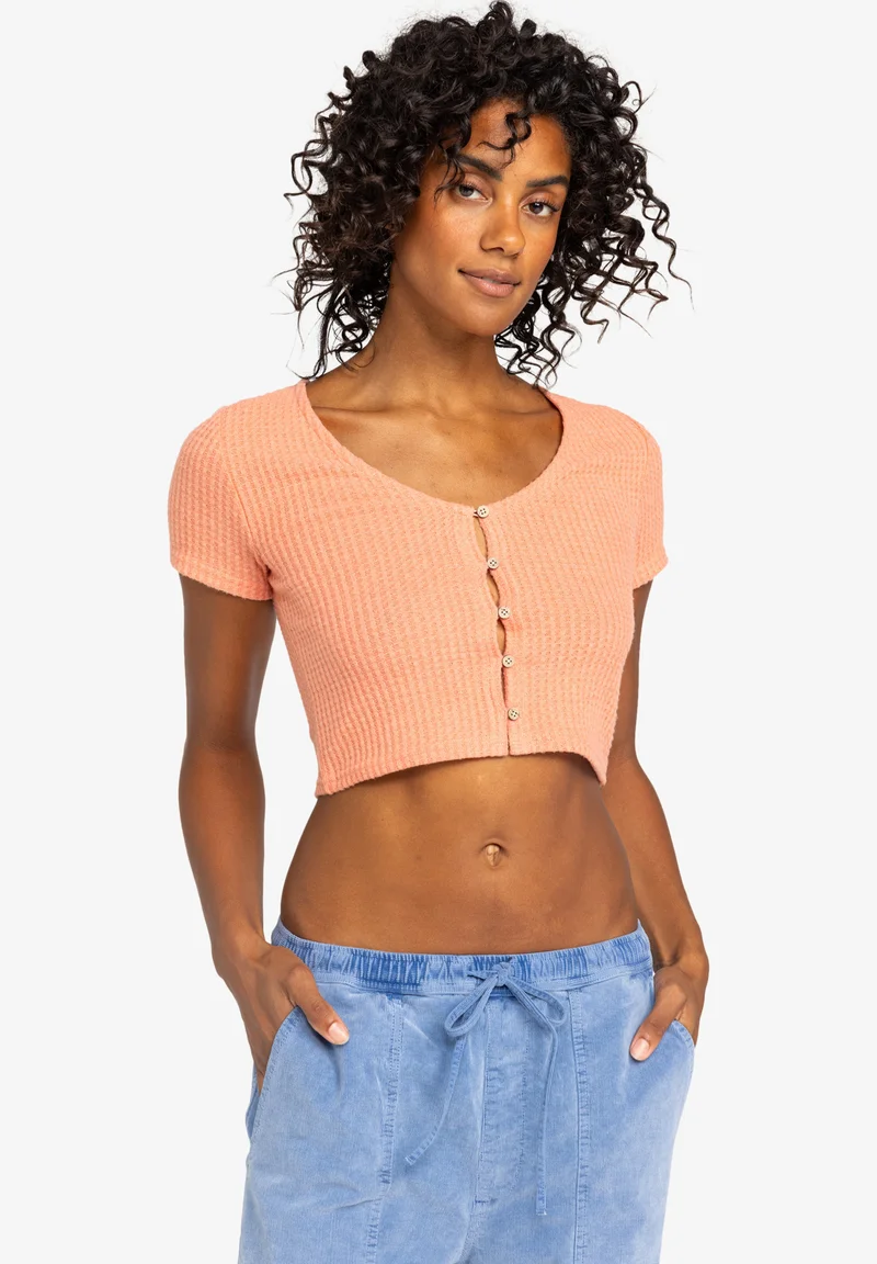Outlet Factory Online Store Roxy BORN WITH IT-CROP - Cardigan mjn Streetwear Sale Streetwear Clothing Socks Cardigans