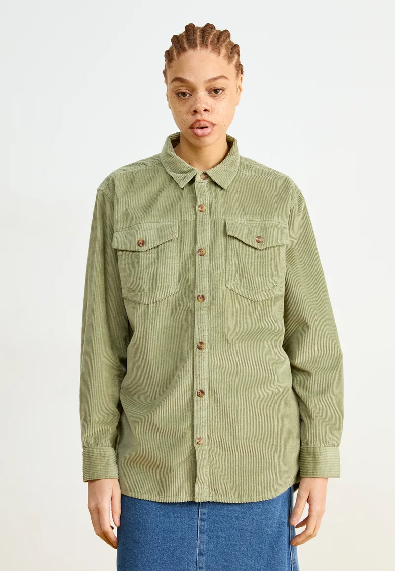 incredible prices Roxy LET IT GO - Button-down blouse oil green Streetwear Clothing Shirts & Blouses Blouses