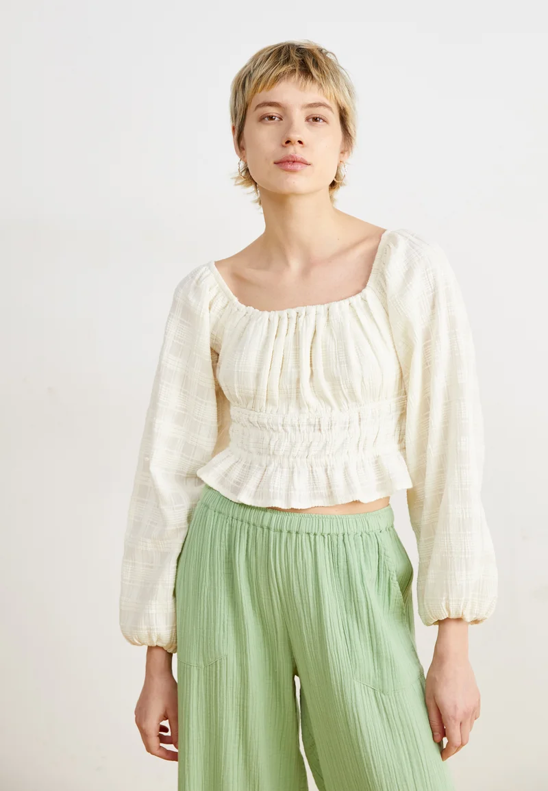 high-end Roxy CRYSTAL SESSION - Blouse egret Streetwear Clothing Shirts & Blouses Blouses