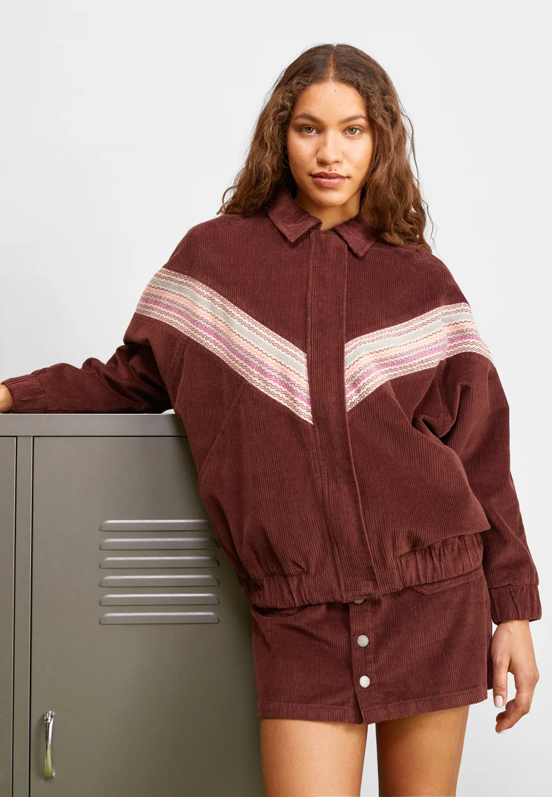 vast selection Roxy OCEAN TALK - Bomber Jacket bitter chocolate Clothing Jackets & Blazers Bomber Jackets