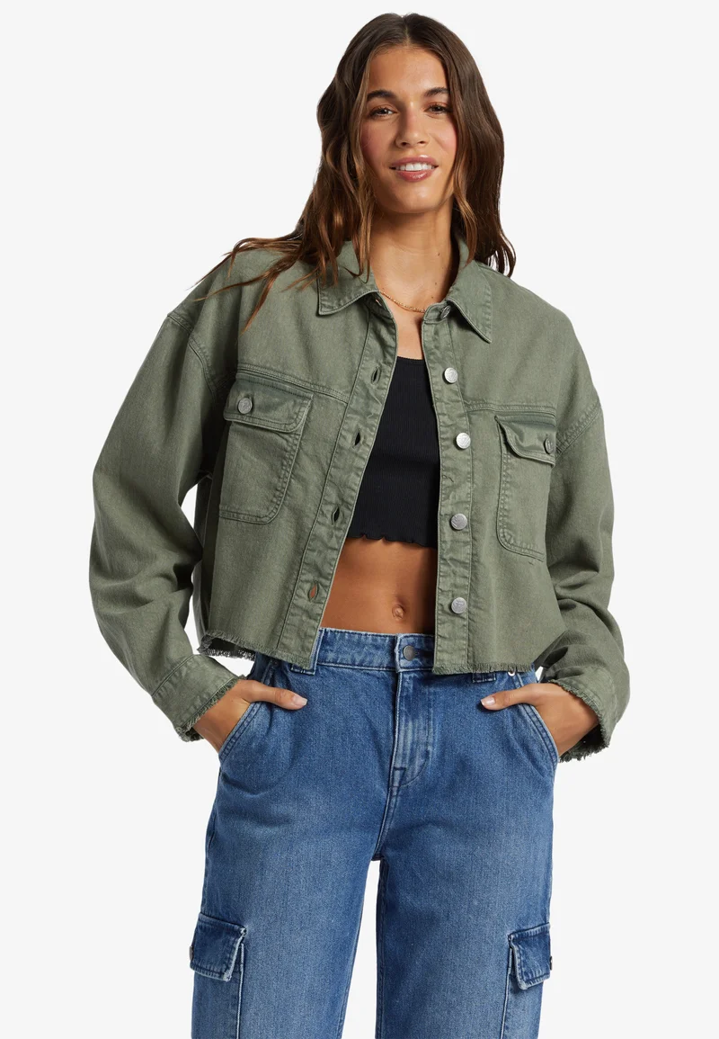 various design Roxy Denim jacket - gzc Clothing Jackets & Blazers Bomber Jackets