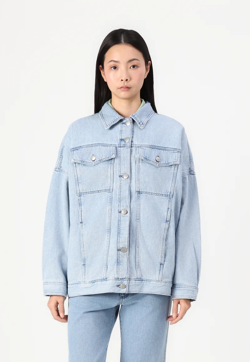 USA official online shop Roxy THE OCEAN IS CALLING - Denim jacket blue denim Streetwear Clothing Jackets, Gilets & Blazers Bomber Jackets