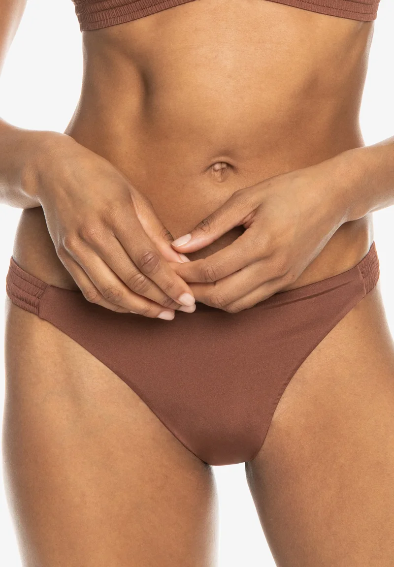designer fashion Roxy SILKY ISLAND-CHEEKY - Bikini bottoms brown Streetwear Sale Streetwear Clothing Socks Bikinis