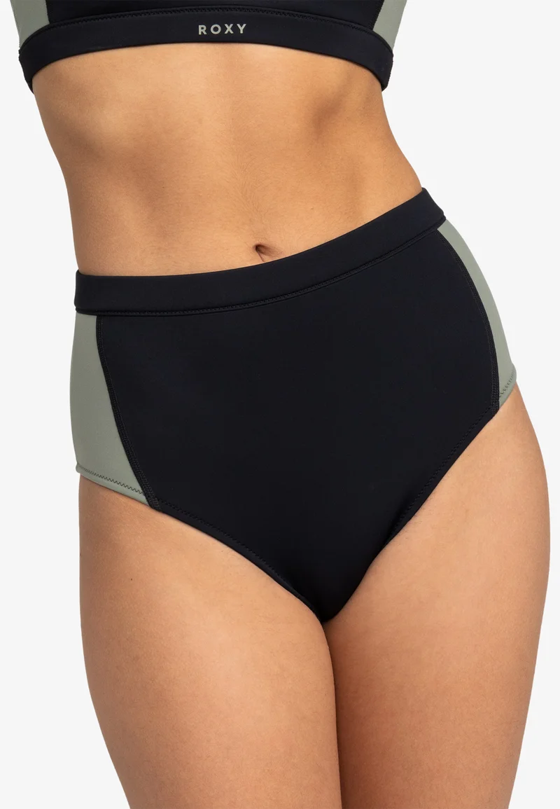 Shop Best Sellers Roxy PRO PERFORMANCE HIGHWAIST - Bikini bottoms anthracite Streetwear Sale Streetwear Clothing Socks Bikinis