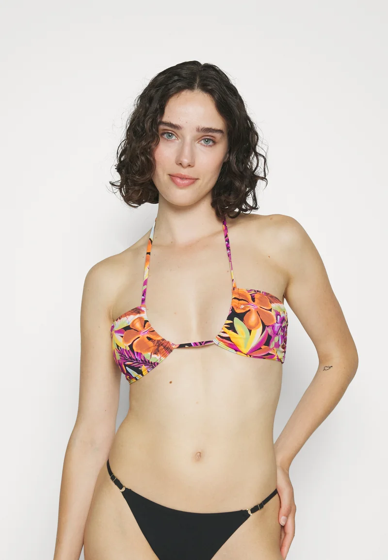 huge inventory Roxy BEACH CLASSICS  XKBN - Bikini top multi-coloured Streetwear Sale Streetwear Clothing Socks Bikinis