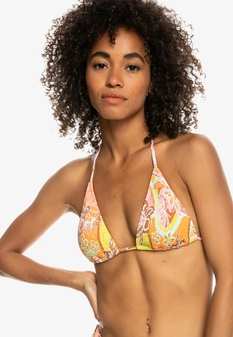 Wholesale online Roxy FLORALDELIC - TIKI-TRI Bikini top mock orange roxy delic Clothing Swimwear Beach accessories Bikini tops