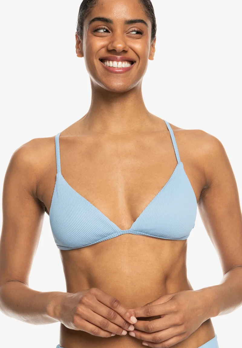 USA Cheap Sale Roxy LOVE THE QUIVER - Bikini top blue Clothing Swimwear Beach accessories Bikini tops