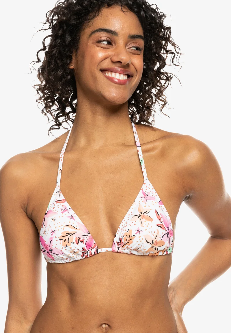 factory wholesale prices Roxy PRINTED CLASSICS TIKI TRI - Bikini top wbk Clothing Swimwear Beach accessories Bikini tops