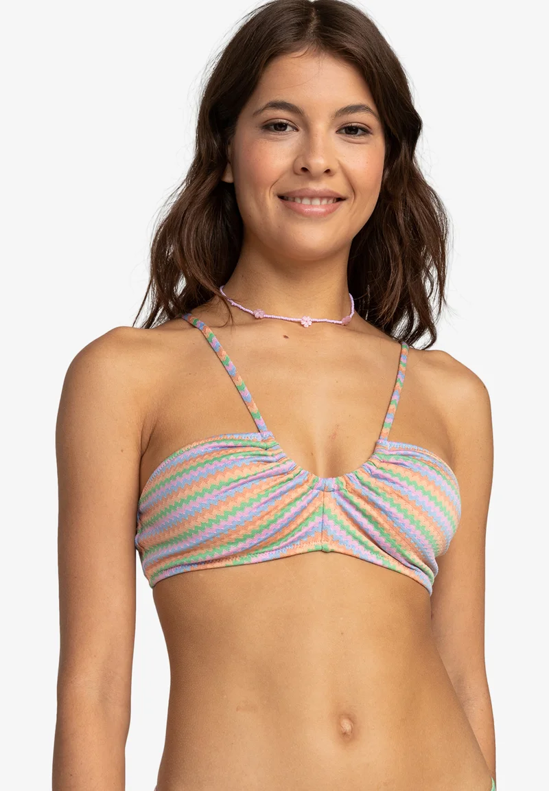 100% Genuine Roxy WAVY STRIPE - Bikini top xnbm Clothing Swimwear Beach accessories Bikini tops
