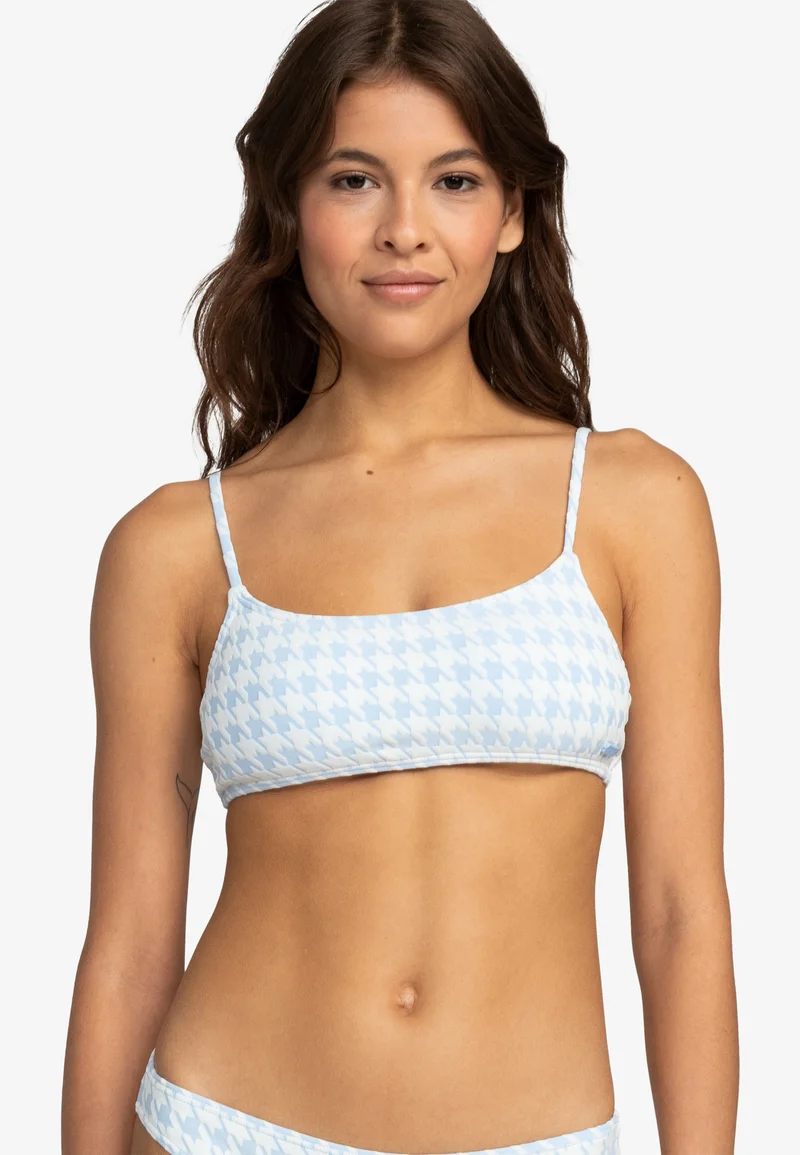 Best Discount Price Roxy CHECK IT - BRALETTE Bikini top blue Clothing Swimwear Beach accessories Bikini tops