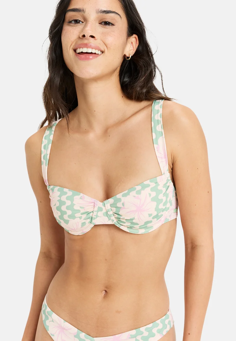 innovative design Roxy HIBISCUS DAZE - MIT MITTLERER BEDECKUNG Bikini top ghz Streetwear Clothing Swimwear Beach accessories Bikini tops