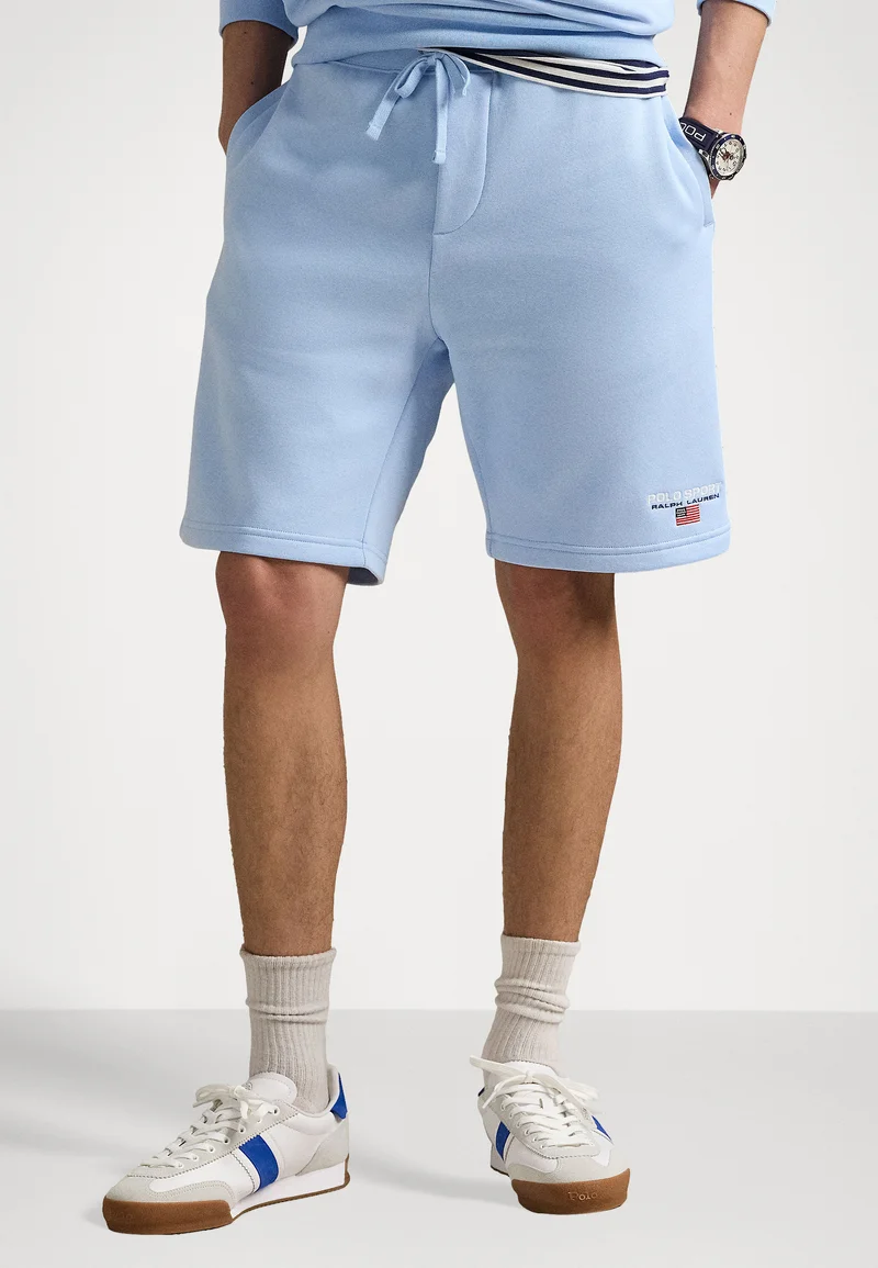 glamorous Polo Ralph Lauren POLO SPORT SHORT UNISEX - Tracksuit bottoms bluebell/white Clothing Shorts Casual Shorts