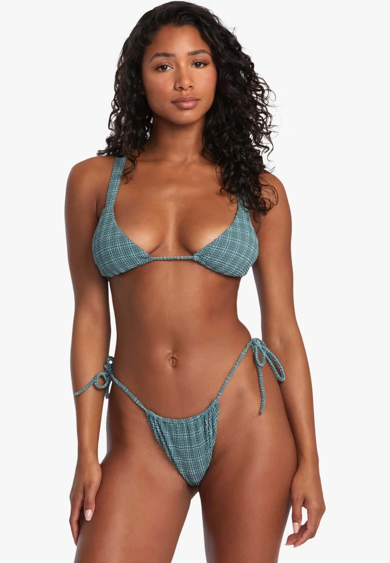 luxurious Collection RVCA Bikini top - mottled green Clothing Swimwear Beach accessories Bikini tops