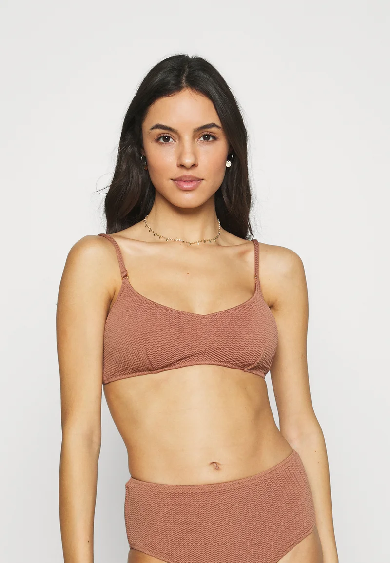 official online website Seafolly SEA DIVE BRALETTE - Bikini top bronze Clothing Swimwear Bikinis Bikini sets