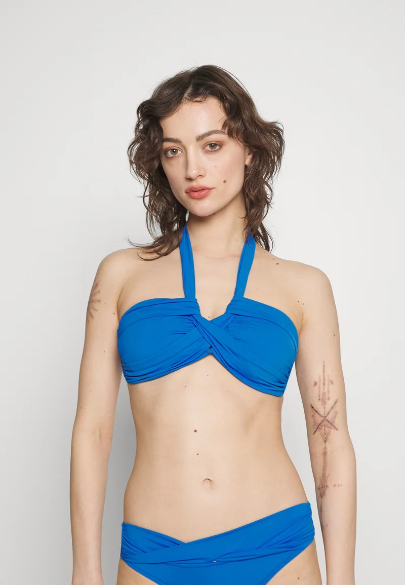 affordable price Seafolly SEAFOLLY COLLECTIVE HALTER BANDEAU - Bikini top azure Clothing Swimwear Beach accessories Bikini tops