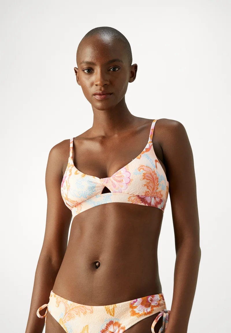 beautiful in colors Seafolly SPRING FESTIVAL TWIST FRONT - Bikini top nectar Clothing Swimwear Beach accessories Bikini tops