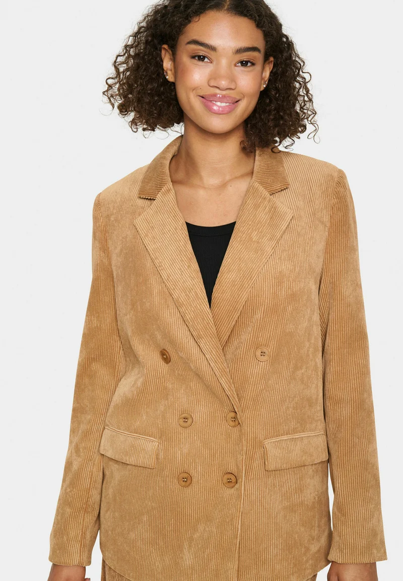 where can i buy Saint Tropez GABBOR - Blazer nuthatch Clothing Jackets & Blazers Bomber Jackets