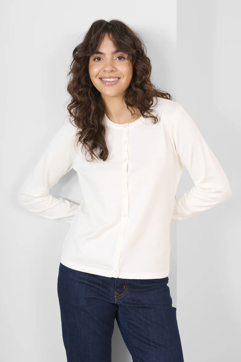Best Selling Clearance Saint Tropez MILA NECK - Cardigan ice Clothing Knitwear & Cardigans Cardigans