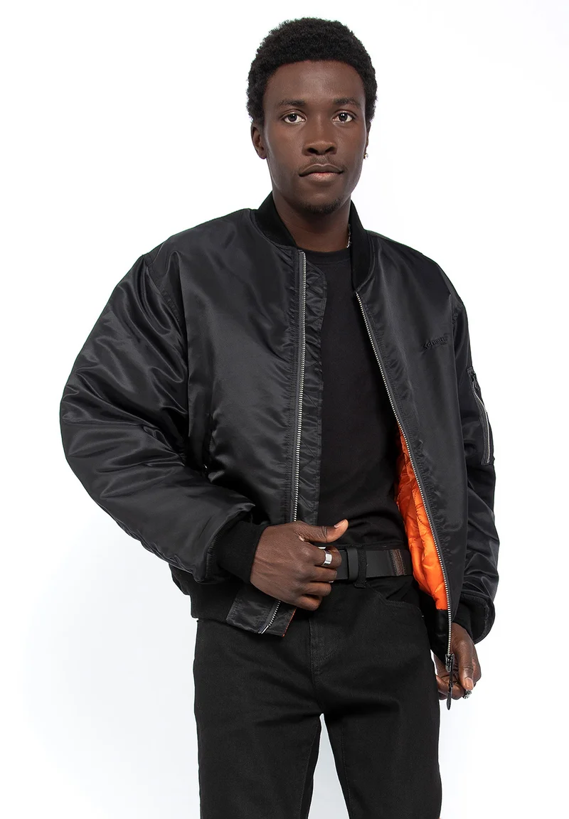 coupon codes Schott AIRFORCE - Bomber Jacket black Clothing Sale Jackets Gilet Bomber Jackets