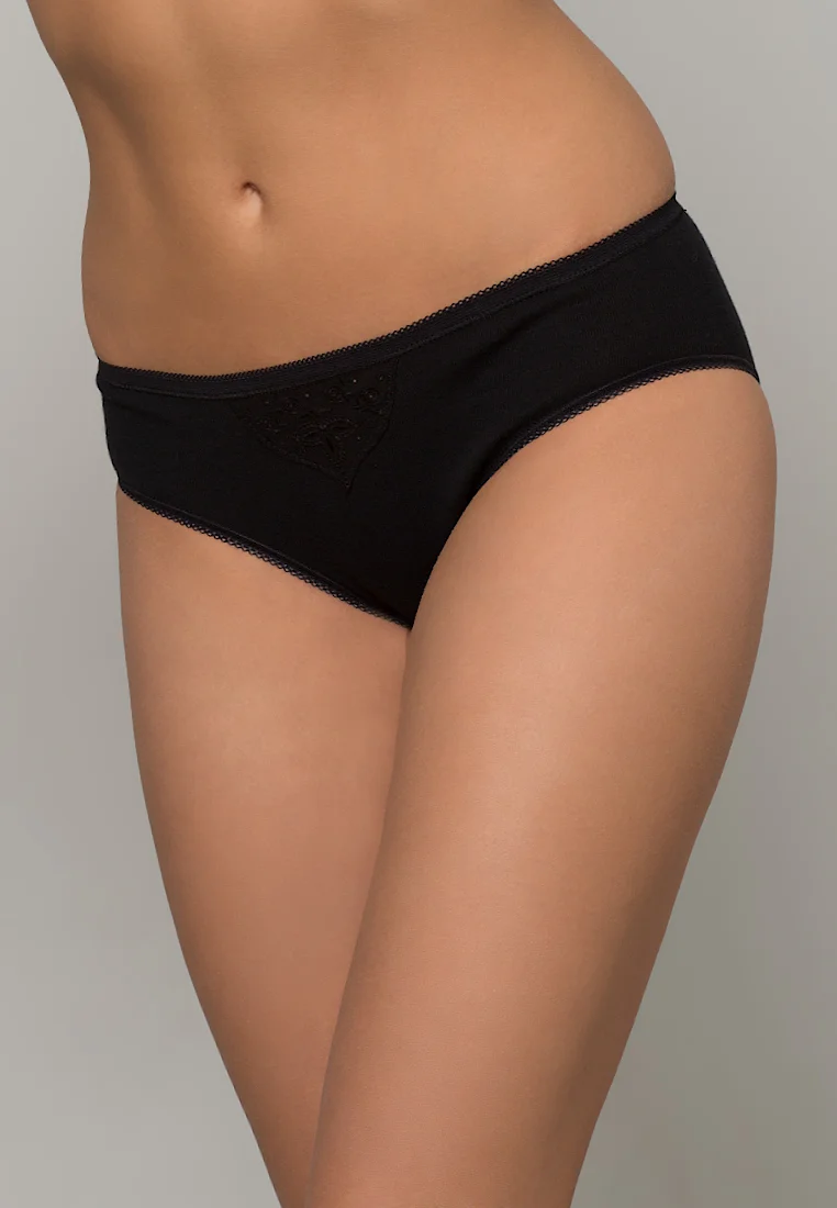 USA official online shop Schiesser COTTON ESSENTIALS 2 PACK - Briefs black Clothing Underwear Shapewear