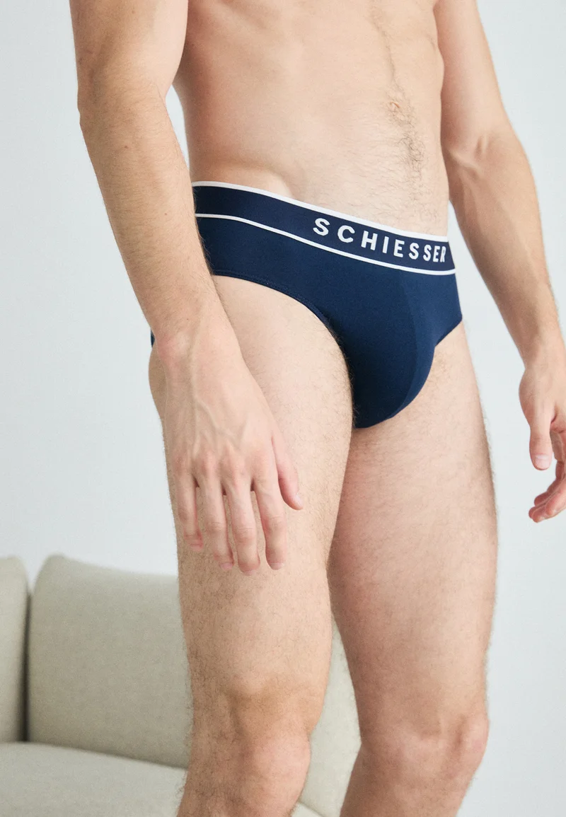 Elegant Factory Outlet Schiesser 3PACK  - Briefs dark blue Clothing Underwear & Socks Underpants Boxer shorts