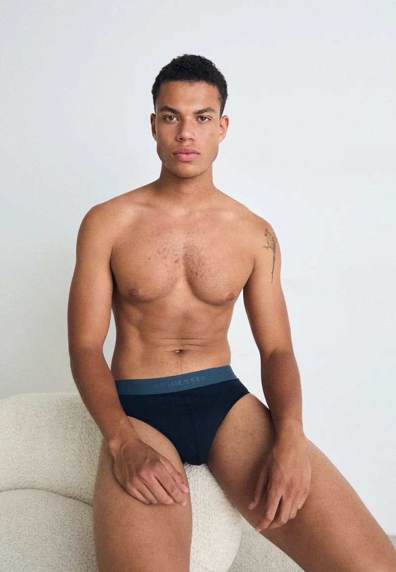 reliable supplier Schiesser 3 PACK - Briefs black Clothing Sale Underwear & Socks Bathrobes