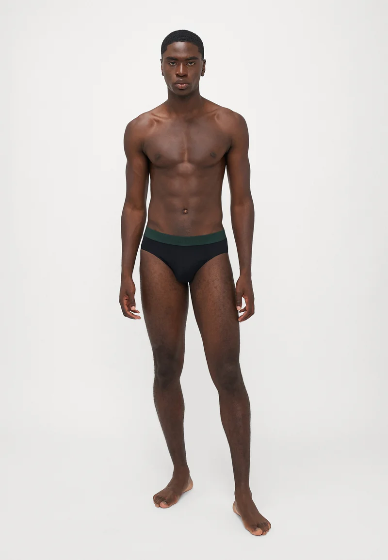 wide varieties Schiesser 3 PACK - Briefs all black Clothing Sale Underwear & Socks Bathrobes