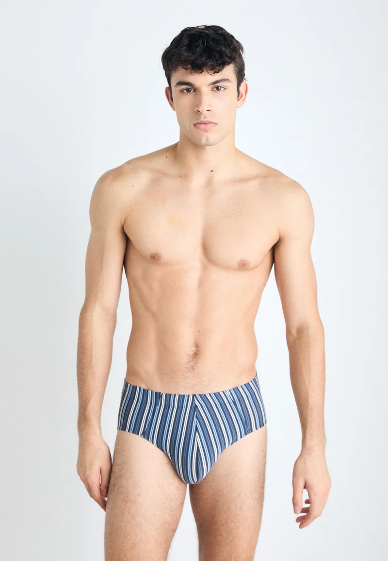 amazing selection Schiesser 3PACK SUPERMINI - Briefs dark blue/blue Clothing Underwear & Socks Underpants Boxer shorts